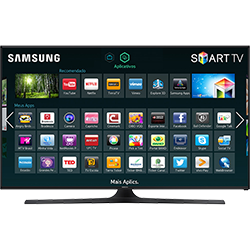 Smart TV LED 50" Samsung UN50J5300AGXZD Full HD com Conversor Digital 2HDMI 2 USB Wi-FI 120Hz