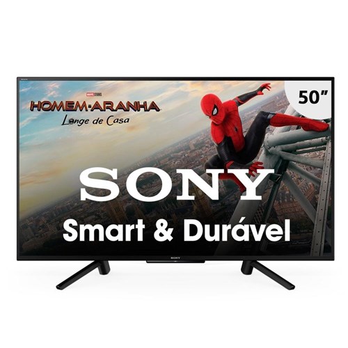 Smart Tv Led 50 Sony Kdl-50W665f Full Hd Hdr com Wi-Fi 2 Usb, 2 Hdmi, Motionflow Xr 240, X-Protection Pro, X-Reality Pro