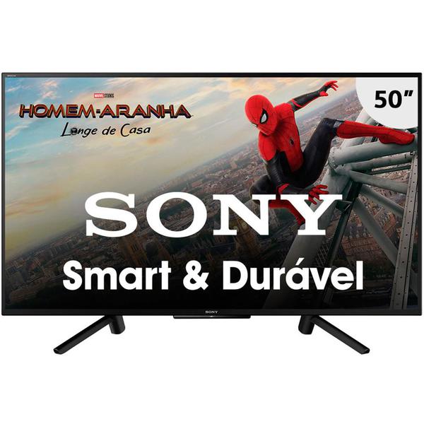 Smart TV LED 50 Sony KDL 50W665F Full HD Wi-Fi HDR 2 HDMI 2 USB