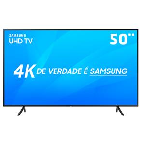 Smart TV LED 50" UHD 4K Samsung 50NU7100 com HDR Premium, Wi-Fi, Processador Quad-core, Visual Livre de Cabos, Plataforma Smart Tizen, HDMI e USB