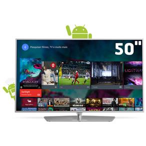 Smart TV LED 50" Ultra HD 4K Philips 50PUG6700/78 com Android, Dual Core, Pixel Plus Ultra HD, Wi-Fi, 3 Entradas HDMI e 3 USB