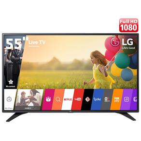 Smart TV LED 55" Full HD LG 55LH6000 com Sistema WebOS, Wi-Fi, Painel IPS, Entradas HDMI e USB