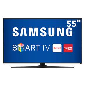 Smart TV LED 55" Full HD Samsung 55J5300 com Connect Share Movie, Screen Mirroring, Wi-Fi, Entradas HDMI e USB