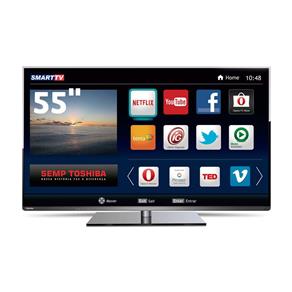 Smart TV LED 55" Full HD Toshiba 55L5400 com Conversor Digital Integrado, Wi-Fi, Entradas HDMI e USB