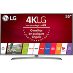 Smart TV LED 55" LG 55UJ6585 Ultra HD com Conversor Digital Wi-Fi Integrado 2 USB 4 HDMI WebOS 3.5 Sistema de Som Ultra Surround