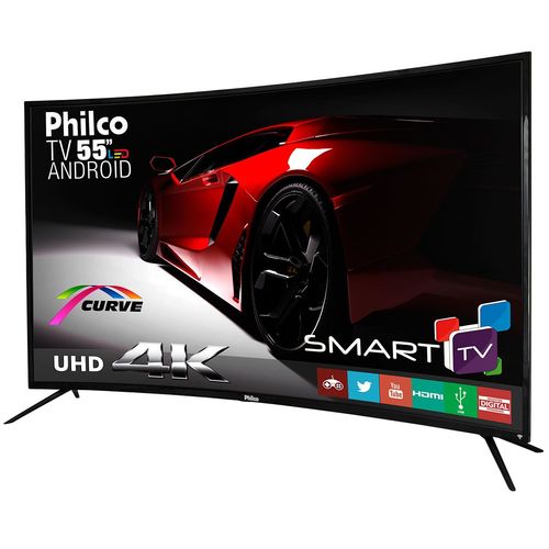 Smart Tv Led 55" PH55A16DSGWA Curve 4K Philco