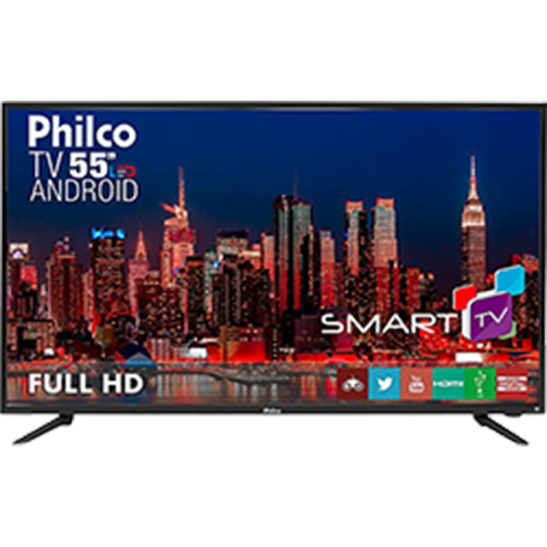 Tudo sobre 'Smart TV LED 55'' Philco PH55A17DSGWA Full HD com Conversor Digital 3 HDMI 2 USB Wi-Fi'