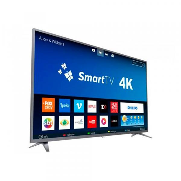 Smart TV LED 55 Polegadas Philips 55PUG6513 Ultra HD 4K 3 HDMI 2 USB