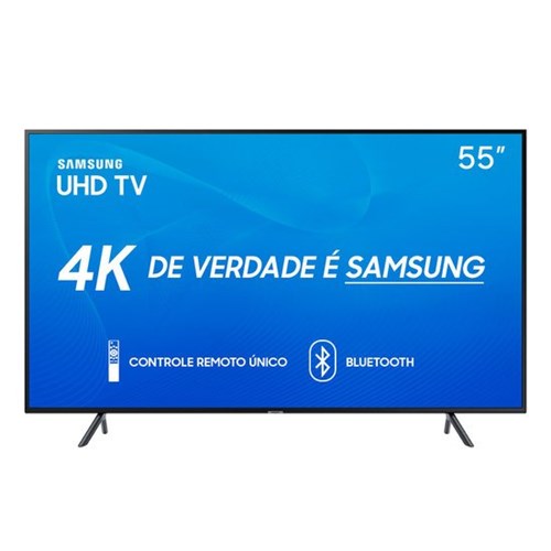 Smart TV LED 55'' Samsung 4K, 3 HDMI, 2 USB, com Wi-Fi - UN55RU7100GXZD