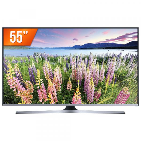 Smart TV LED 55" Samsung Full HD 3 HDMI 2 USB Wi-Fi Integrado Conversor Digital UN50J5500AGXZD - Samsung