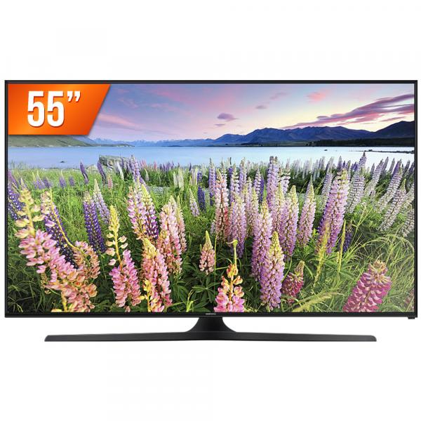 Smart TV LED 55" Samsung Full HD 2 HDMI 2 USB Wi-Fi Integrado Conversor Digital UN55J5300AGXZD - Samsung