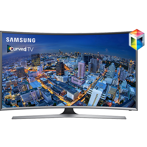 Smart TV LED 55" Samsung UN55J6500AGXZD Full HD Curva 4 HDMI 3 USB 240Hz Wi-Fi e Painel Futebol