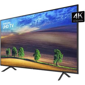 Smart TV LED 55" Samsung UN55NU7100GXZD, Full HD 4K, Wifi, USB, HDMI - Bivolt