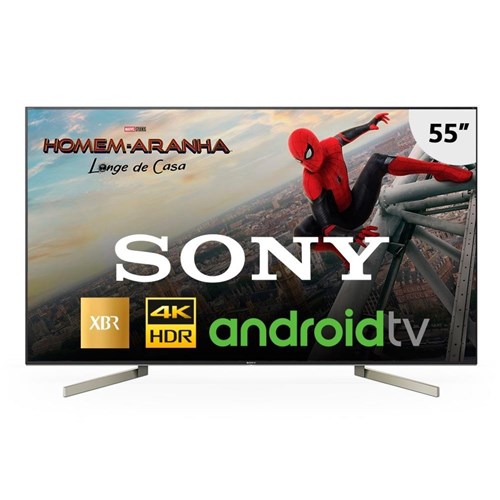 Smart Tv Led 55 Sony Xbr-55X905f 4K Hdr com Android, Wi-Fi, 3 Usb, 4 Hdmi,X-Motion ,X-Tended Dynamic, Controle Comando de Voz