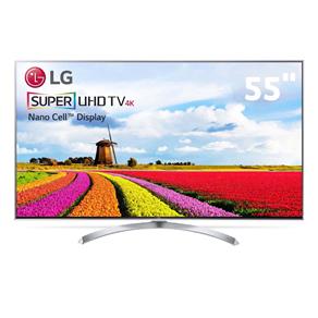 Smart TV LED 55" Super Ultra HD 4K LG 55SJ9500 com Sistema WebOS 3.5, Wi-Fi, Nano Cell, HDR, Local Dimming, Gaming, Controle Smart Magic, HDMI e USB