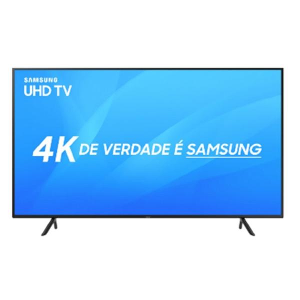 Smart TV LED 55” UHD 4K Samsung NU7100 Visual Livre de Cabos HDR Premium, Tizen, Wi-Fi 3 HDMI
