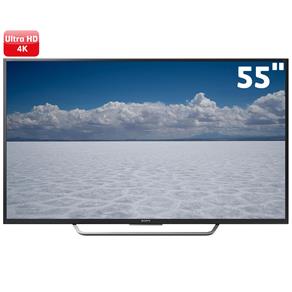 Smart TV LED 55" UHD 4K Sony BRAVIA KD-55X7005D com Android, MotionFlow XR, Photo Sharing Plus, S-Force Front Surround, Entradas HDMI e USB