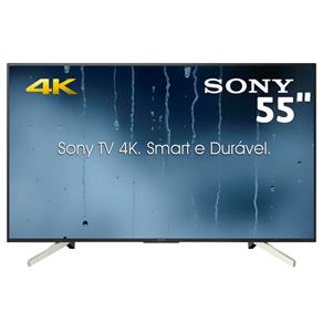 Smart TV LED 55" UHD 4K Sony BRAVIA KD-55X755F com Android, HDR, X-Reality Pro, Motionflow XR 240, X-Protection PRO, Wi-Fi, HDMI e USB
