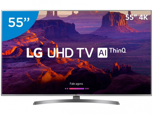 Smart TV LED 55" Ultra HD 4K 55UK6540PSB - LG