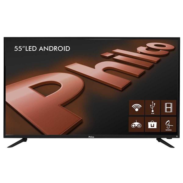 Smart TV LED 55" Ultra-HD 4K Philco PH55A17DSGWA