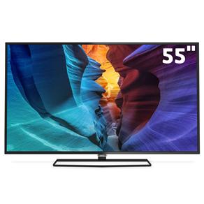 Smart TV LED 55" Ultra HD 4K Philips 55PUG6300/78 com Perfect Motion Rate 840Hz, Pixel Plus Ultra HD, Wi-Fi, Entradas HDMI e USB