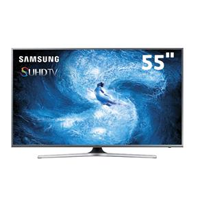 Smart TV LED 55" Ultra HD 4K Samsung 55JS7200 com UHD Upscaling, Nano Cristal, Quad Core, Wi-Fi, Entradas HDMI e USB