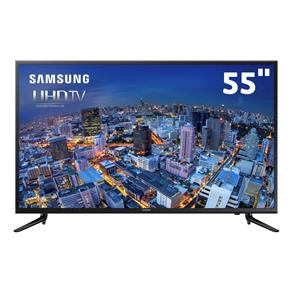 Smart TV LED 55" Ultra HD 4K Samsung 55JU6000 com UHD Upscaling, Quad Core, Wi-Fi, Entradas HDMI e USB