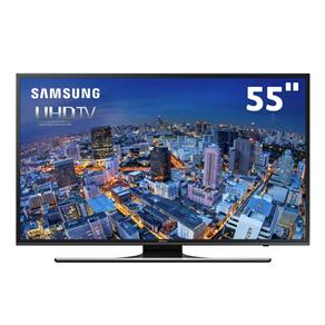 Smart TV LED 55" Ultra HD 4K Samsung 55JU6500 com UHD Upscaling, Quad Core, Wi-Fi, Entradas HDMI e USB