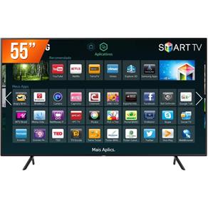 Smart TV LED 55`` Ultra HD 4K Samsung NU7100 HDMI USB Wi-Fi Integrado Conversor Digital