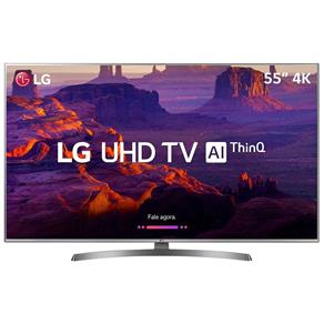 Smart TV LED 55UK6540 55 Ultra HD 4K HDMI/USB Prata - LG