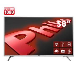 Smart TV LED 58" Full HD Philco PH58E20DSGWAS com Android, ApToide, Som Surround, Midiacast, DNR, Entradas HDMI e USB