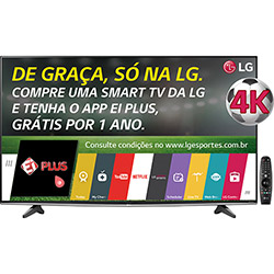 Smart TV LED 58" LG 58UF8300 Ultra HD 4K com Conversor Digital Wi-Fi 3 HDMI 3 USB