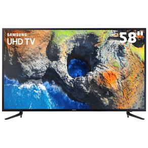 Smart TV LED 58" UHD 4K Samsung 58MU6120 com HDR Premium, Plataforma Smart Tizen, Smart View, Espelhamento de Tela, Steam Link, 3 HDMI e 2 USB