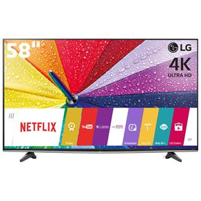 Smart TV LED 58" Ultra HD 4K LG 58UF8300 com Sistema WebOS, Wi-Fi, Nano Spectrum, Entradas HDMI e USB e Controle Smart Magic