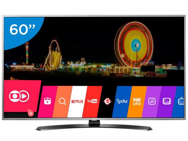 Smart TV LED 60” LG 4K Ultra HD 60UH7650 - WebOS Conversor Digital 3 HDMI 2 USB Wi-Fi
