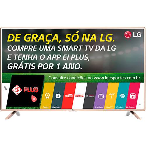 Smart TV LED 60" LG 60LF5850 Full HD com Conversor Digital 3 HDMI 3 USB Wi-Fi 120Hz