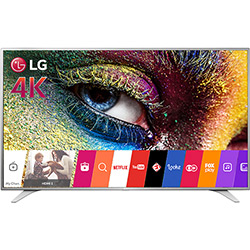 Smart TV LED 60" LG 60UH6500 Ultra HD 4K com Conversor Digital Wi-Fi HDR Pro WiDi 2 USB 3 HDMI
