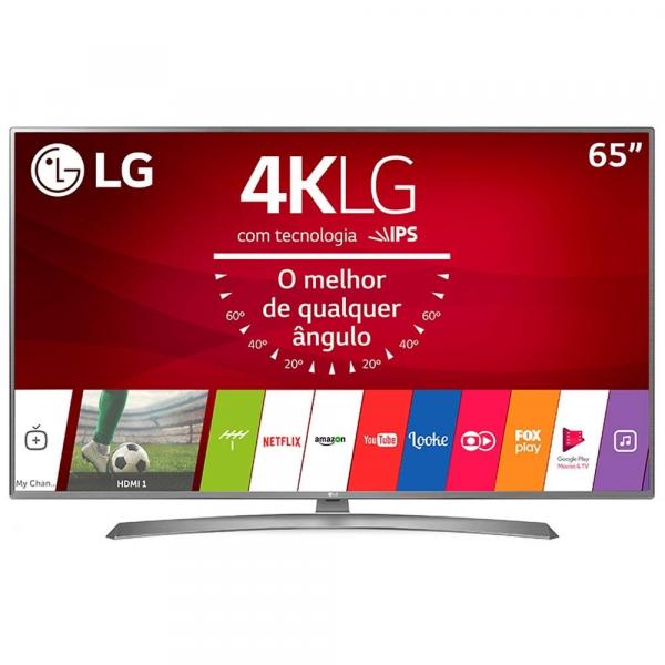 Smart TV LED 65" LG 65UJ6585 4K Ultra HD HDR, Wi-Fi, 2 USB, 4 HDMI, DTV e IPS