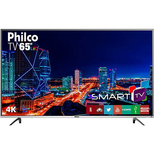 Tudo sobre 'Smart TV LED 65" Ultra-HD 4K Philco PTV65F60DSWN Bivolt'