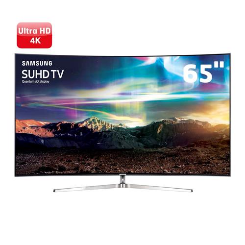 Smart TV LED 65" Samsung 65KS9000 Pontos Quânticos Ultra HD 4K Curva HDR 1000, Design 360° Ultra Slim 4 HDMI 3 USB 240Hz