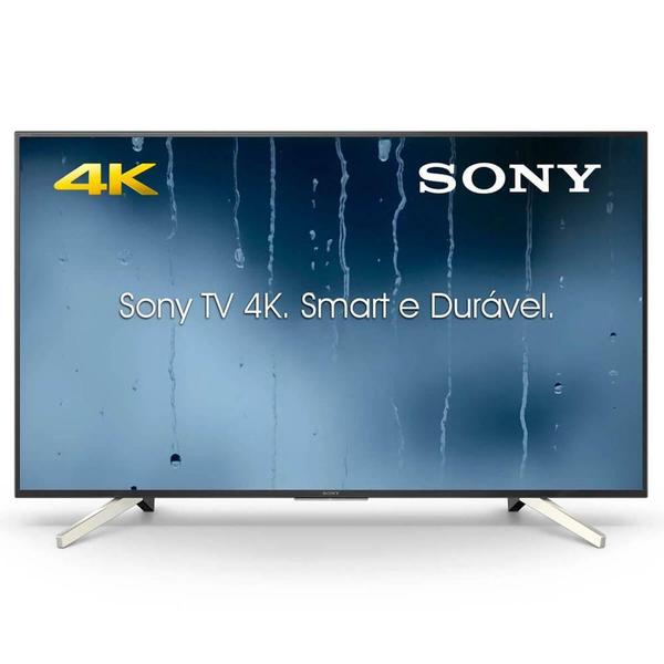 Smart TV LED 65" Sony 65X755F, UHD 4K, X-Reality Pro, Wifi, USB, HDMI, Motionflow XR240, X-Protectio