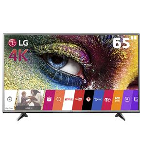 Smart TV LED 65" Ultra HD 4K LG 65UH6150 com Sistema WebOS, Wi-Fi, Painel IPS, HDR Pro, Upscaler, Entradas HDMI e Entrada USB