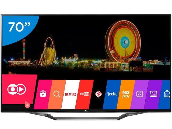 Tudo sobre 'Smart TV LED 70” LG 4K Ultra HD 70UH6350 - WebOS Conversor Digital 3 HDMI 2 USB Wi-Fi'
