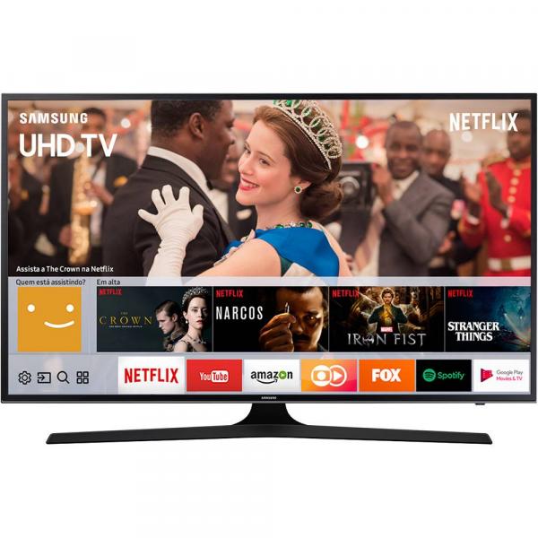 Smart TV LED 40" UHD 4K Samsung 40MU6100 HDR Premium, Plataforma Smart Tizen, Smart View, HDMI/USB