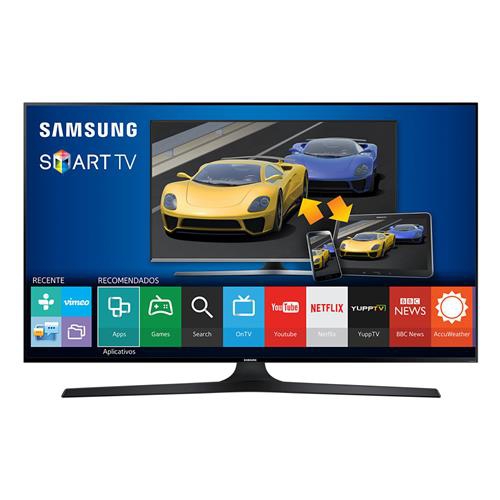 Smart TV LED 75" Samsung Full HD, 4 HDMI, 3 USB, 240Hz, CMR - UN75J6300AGXZD