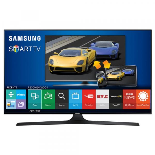 Smart TV LED 75 Samsung UN75J6300 Flat Full HD Series 6 - Wi-Fi, HDMI, USB