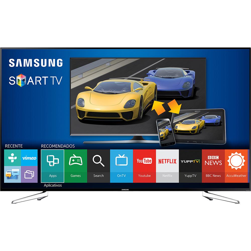 Smart TV LED 75" Samsung UN75J6300AGXZD Full HD 4 HDMI 3 USB 240Hz CMR