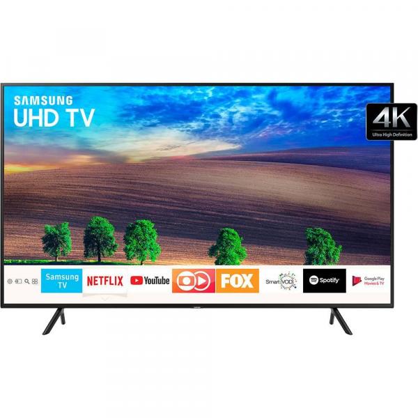Smart TV LED 75" Samsung UN75NU7100GXZD, UHD 4K, Wifi, USB, HDMI - Bivolt