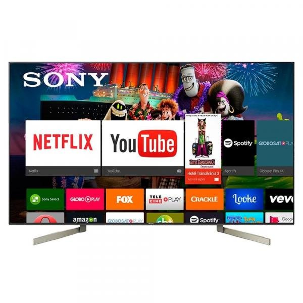 Smart TV LED 55" Sony XBR55X905F, 4K HDR, Android, Wi-Fi, 3 USB, 4 HDMI, X-Motion