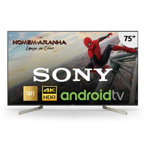 Smart TV LED 75" UHD 4K Sony BRAVIA XBR-75X905F com Android TV, X-Tended Dynamic Range, X-Motion Clarity, Triluminos, 4K X-Reality Pro, Wi-Fi e HDMI